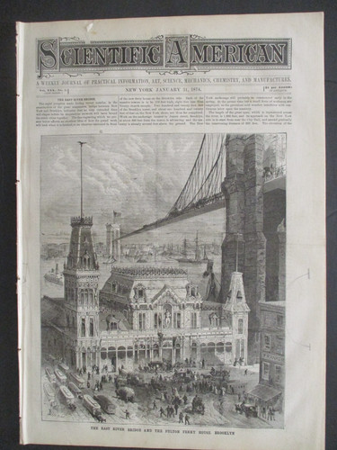 1874 east river bridge - river,